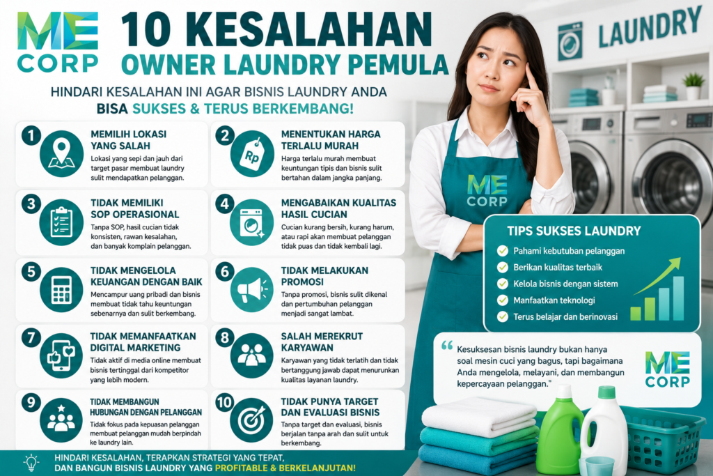 10 Kesalahan Owner Laundry Pemula yang Membuat Bisnis Sulit Berkembang chatgpt image 29 mei 2026, 14.08.46